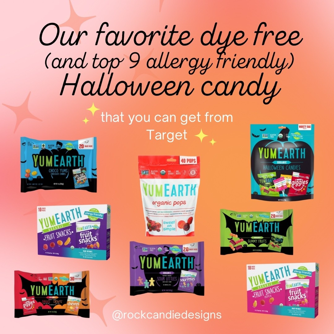 Our favorite actually very good tasting top 9 allergy friendly Halloween candy picks that you can get from Target. As a gluten and dairy free household, it’s challenging to find candy that is actually tasty and this checks all the boxes without all the toxic stuff that’s in your regular run of the mill candy. It’s vegan and helps me to worry way less for my allergy kiddo. Try it and let me know what you think! 

#LTKKids #LTKHalloween #LTKFamily