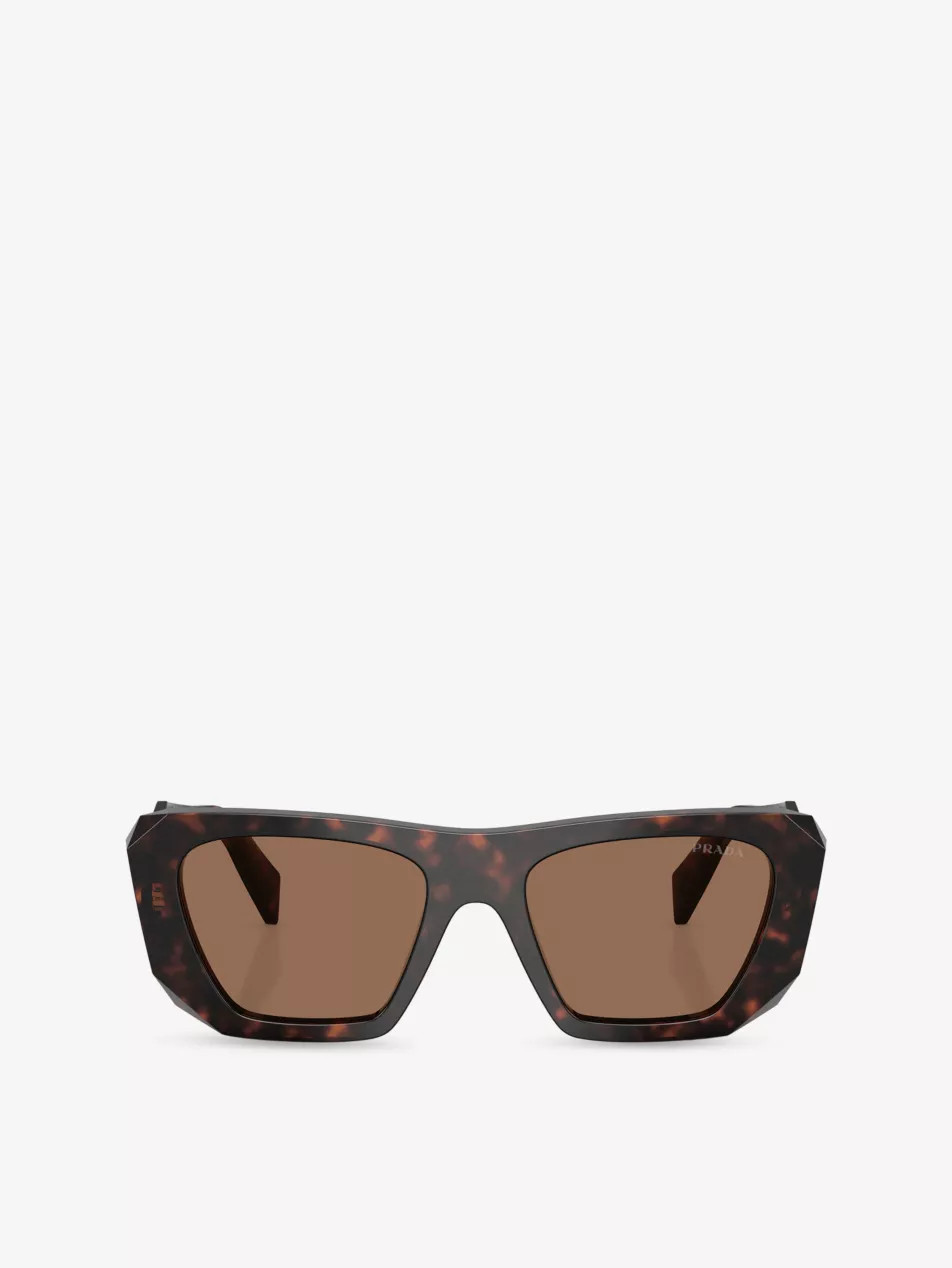 PR B18S Square-Frame Acetate Sunglasses | Selfridges