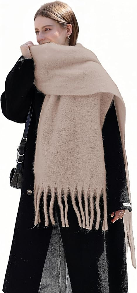Wander Agio Winter Warm Scarf Long Pashmina Extra Large Shawls and Wraps for Women Large Blanket ... | Amazon (US)