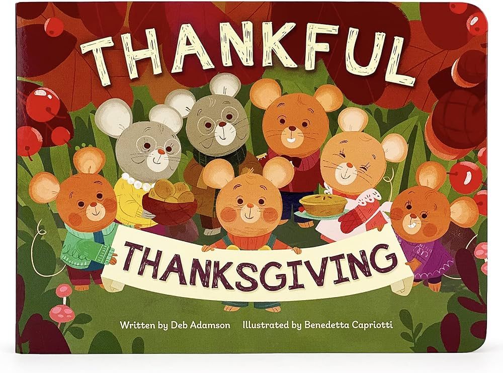 Thankful Thanksgiving Small Children's Picture Board Book Exploring Gratitude and Thankfulness | Amazon (US)