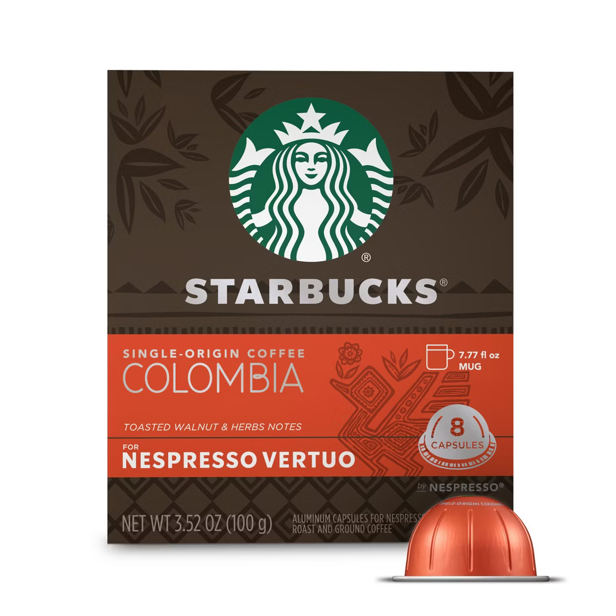 Starbucks Coffee Capsules for Nespresso Vertuo Machines — Medium Roast Single-Origin Colombia ... | Target