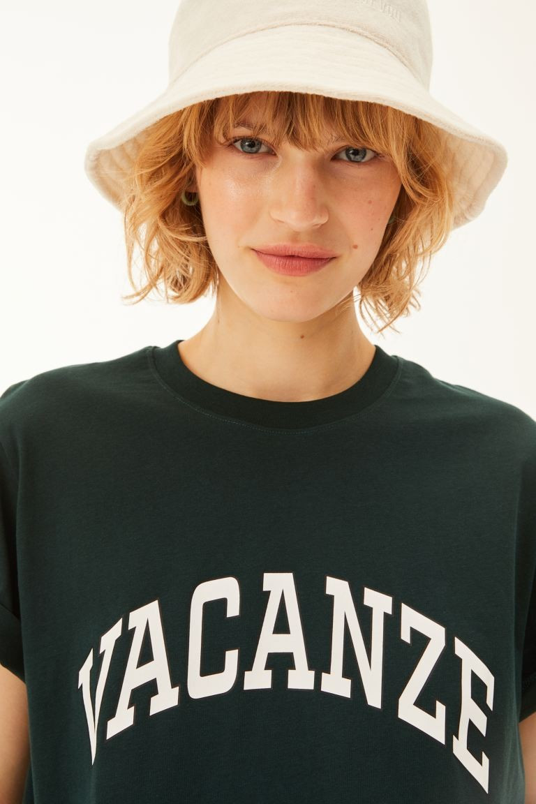 Print-motif T-shirt | H&M (UK, MY, IN, SG, PH, TW, HK)