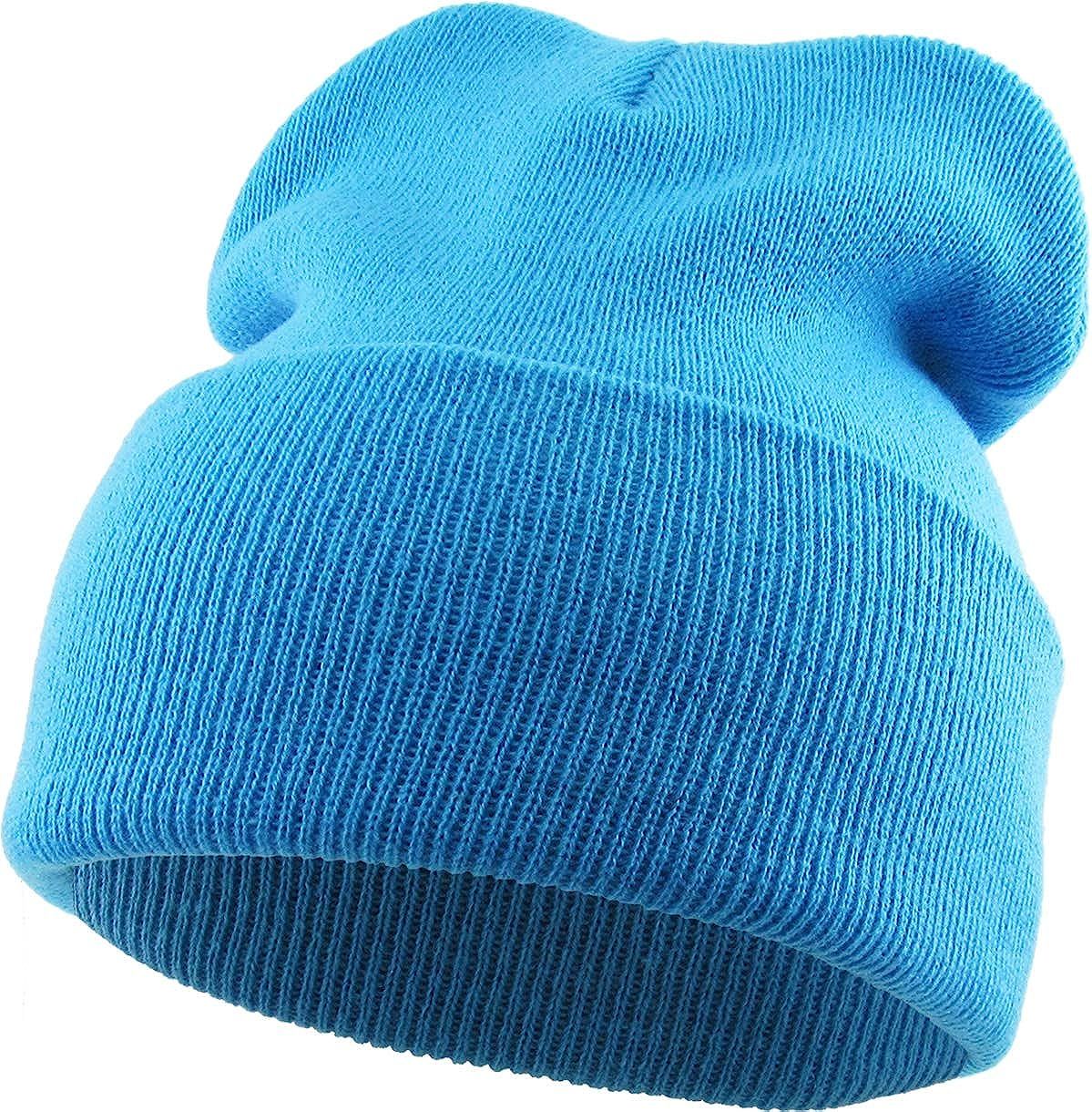 Thick and Warm Mens Daily Cuffed Beanie OR Slouchy Made in USA for USA Knit HAT Cap Womens Kids | Amazon (US)