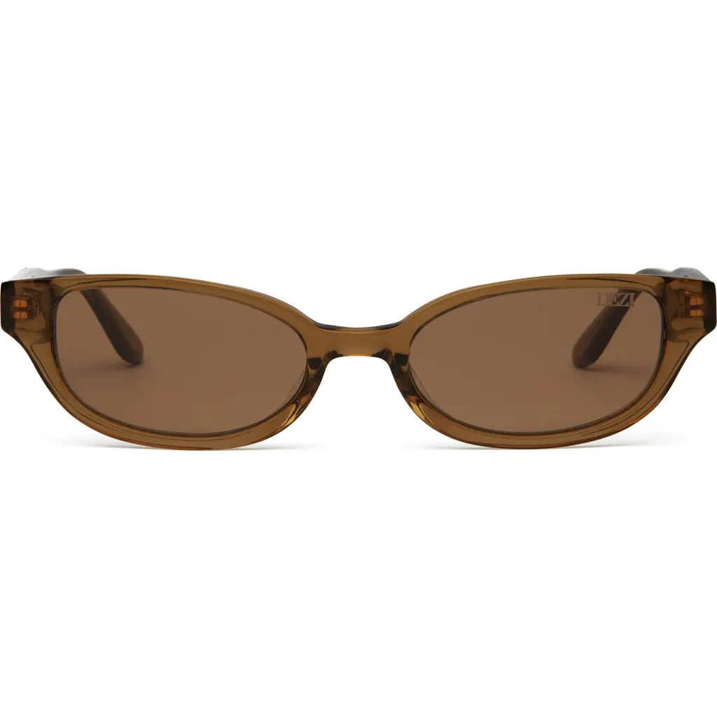 DEZI Gia Rectangular Gradient Sunglasses in Gia Sand /Champagne at Nordstrom | Nordstrom