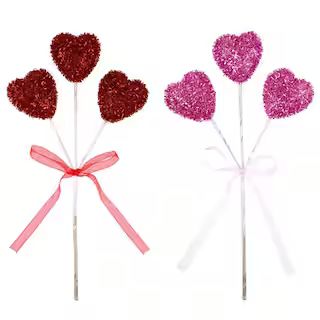 Assorted Valentine's Day Shimmery Heart Pick by Ashland® | Michaels Stores