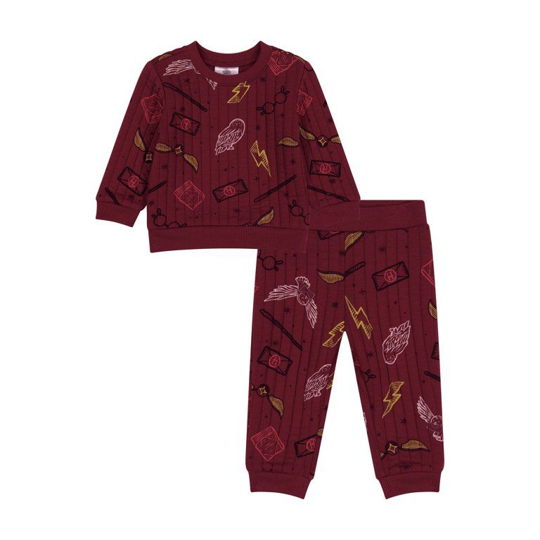 Harry Potter Baby Boy Quilted Jogger Set, Sizes 0/3 Months - 24 Months | Walmart (US)