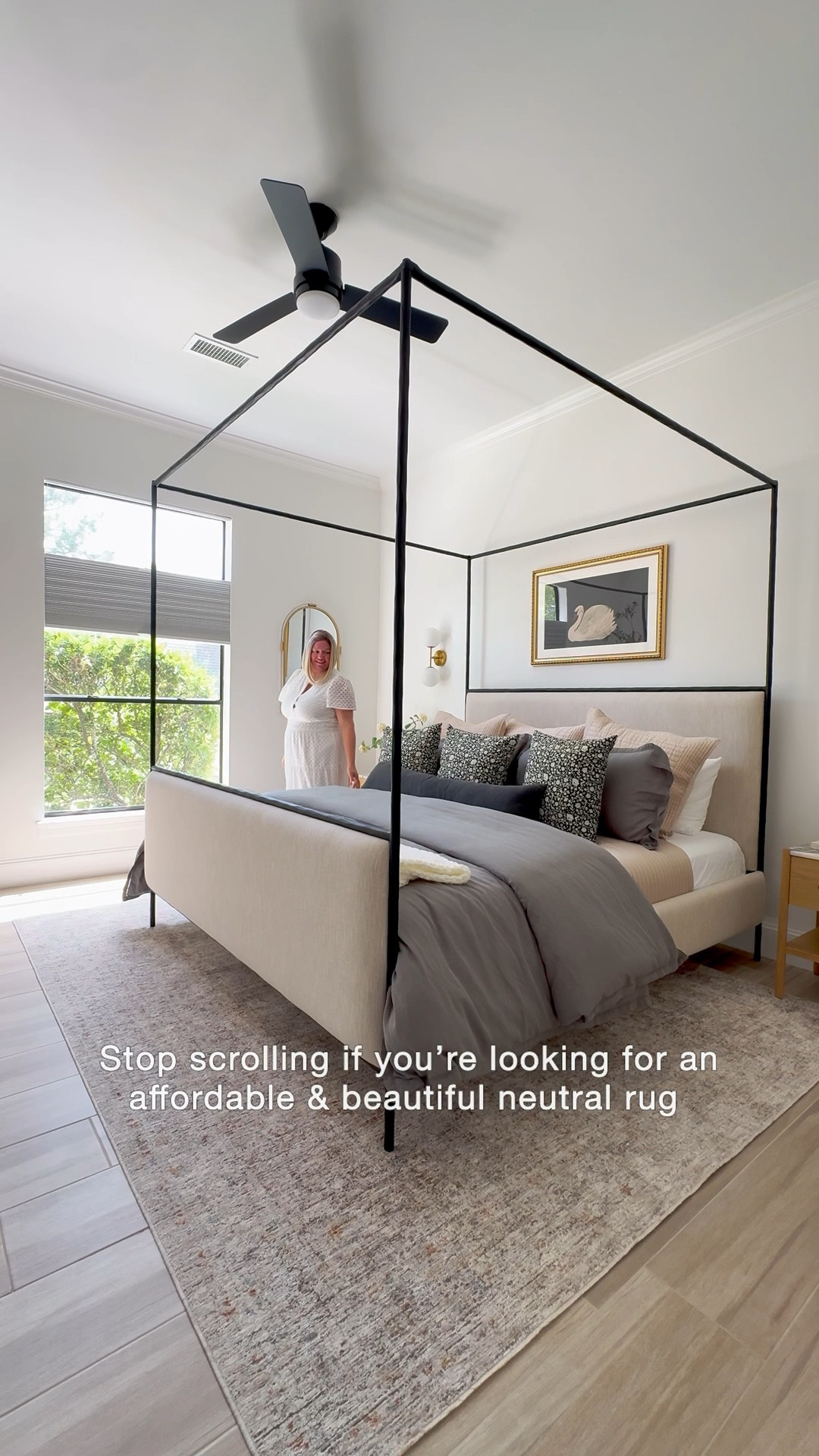 My Amber Lewis x Loloi Honora guest room rug in bone/multi color is on major sale, under $300! 