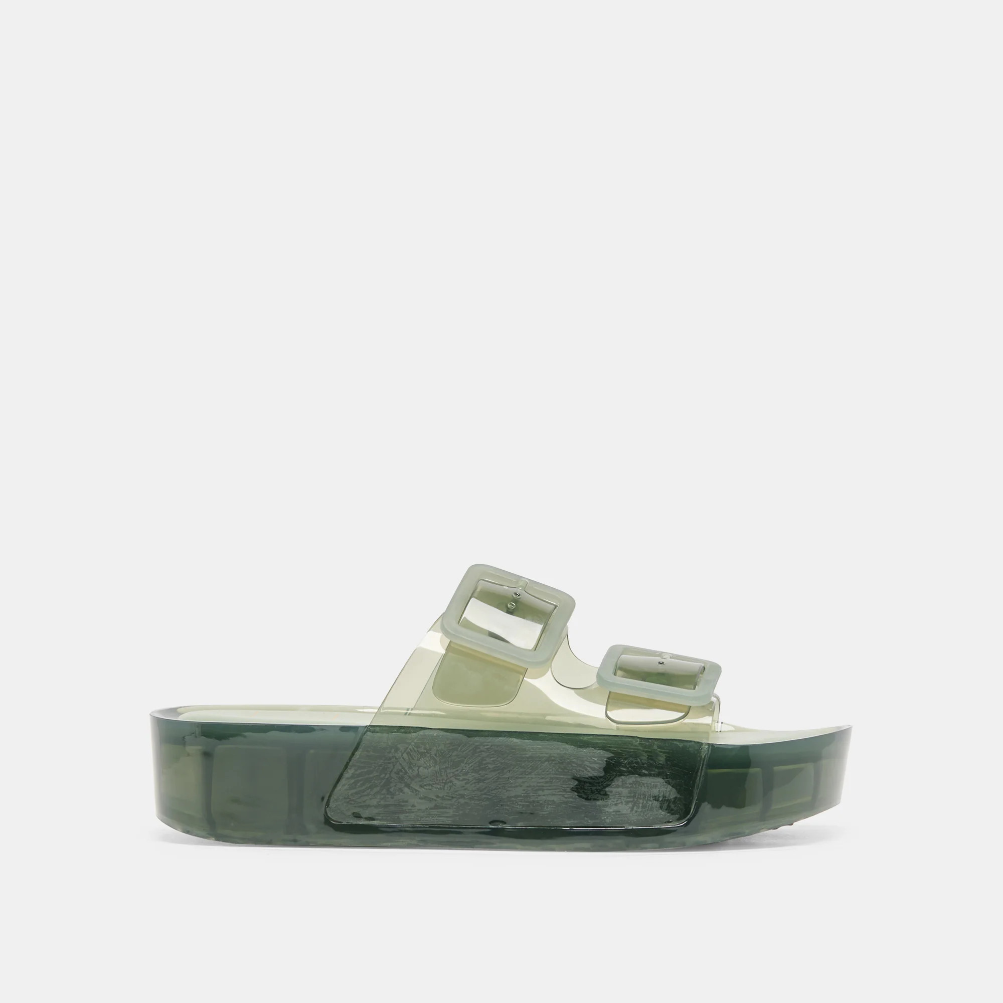 Julio X Sandals Olive Vinyl | DolceVita.com