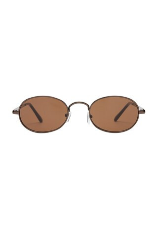 AIRE Regulus Sunglasses in Chocolate & Chocolate Mono from Revolve.com | Revolve Clothing (Global)