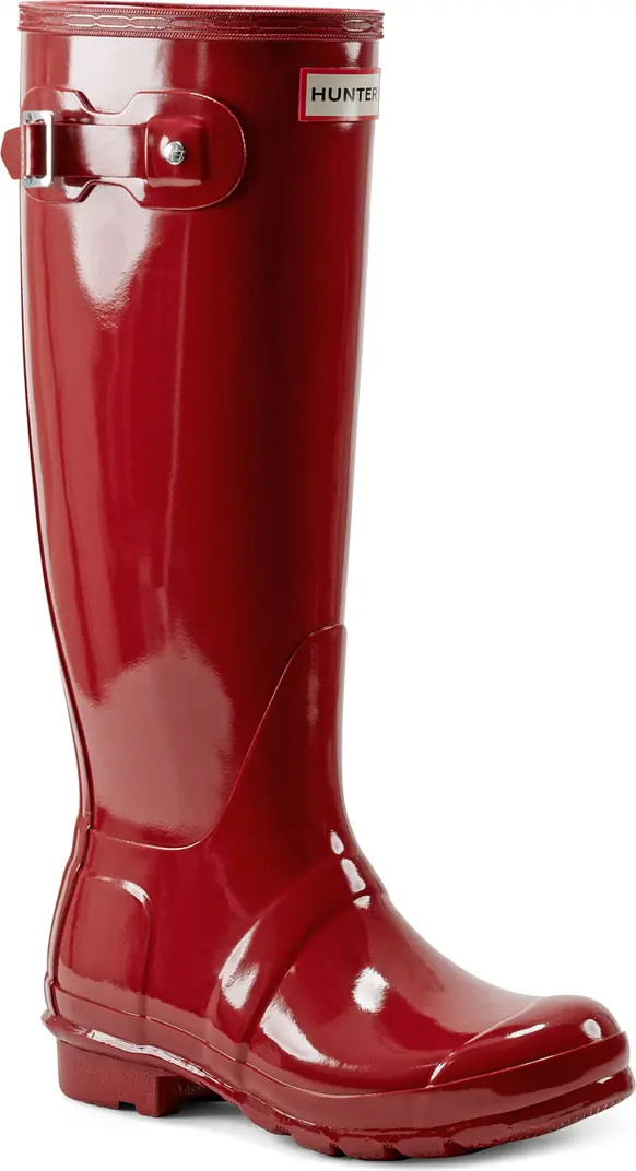 Refined Tall Gloss Waterproof Rain Boot (Women) | Nordstrom