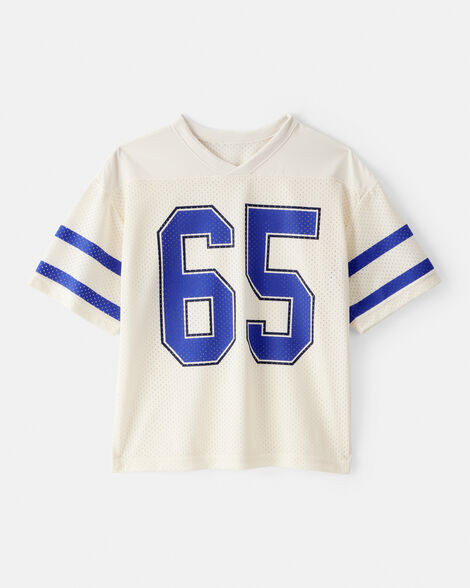 Boys Short-Sleeve Mesh Jersey - White | Carter's Inc