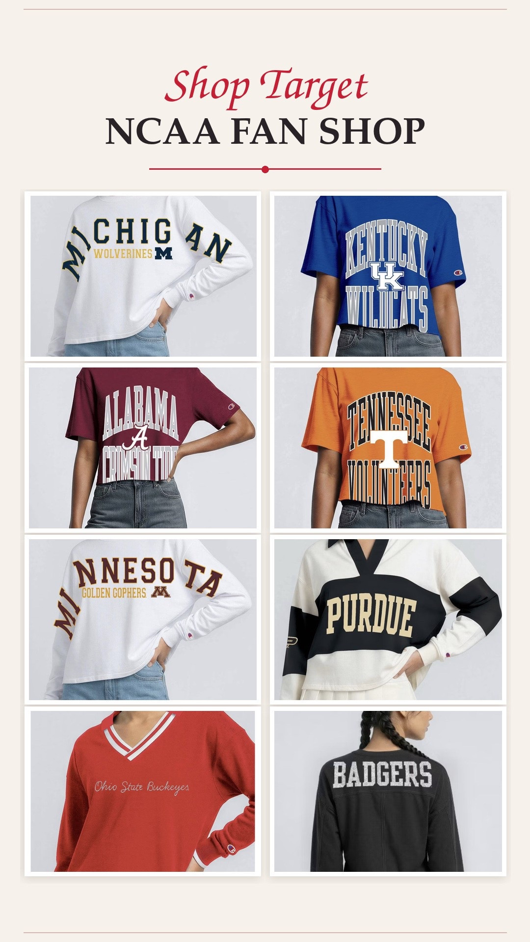 #TargetPartner @Target  is your go to for NCAA fan apparel!! Score on the cutest pieces to cheer on your favorite team!