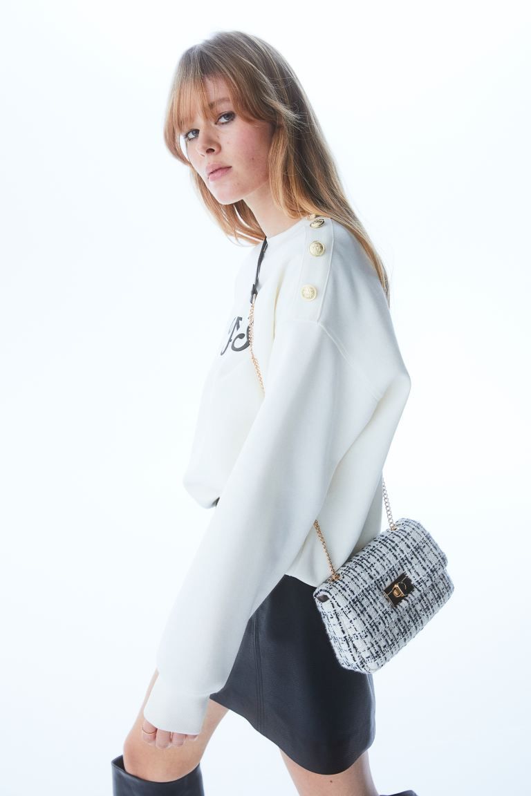 Textured Shoulder Bag | H&M (US)