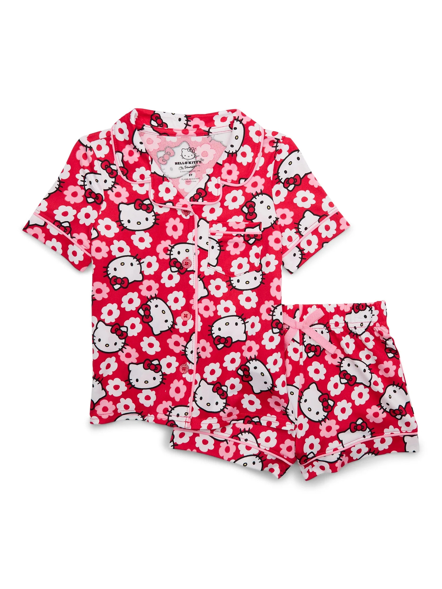 Character Toddler Girl Super Soft Pajama Coat Set, 2-Piece, Sizes 2T-5T - Walmart.com | Walmart (US)