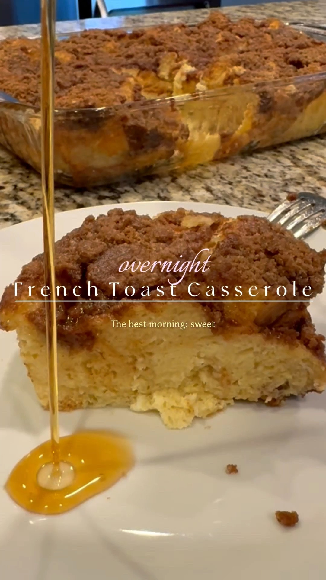 The best make ahead French Toast, anytime of year! Prep time takes literally 10 minutes tonight, and breakfast is ready to bake tomorrow morning! ☀️ This casserole is custardy, delicious, and makes the whole house smell incredible.
I’ve linked the exact baking dish I use and a few staple pantry ingredients that make this recipe a breeze.
Recipe from: @Shannon | Recipes & Hosting.

https://cookingtohost.org/french-toast-casserole-a-make-ahead-brunch-favorite

#makeaheadbreakfast #frenchtoast #brunch #kitchen #recipe

#LTKfoodie #LTKHoliday #LTKdayinmylife