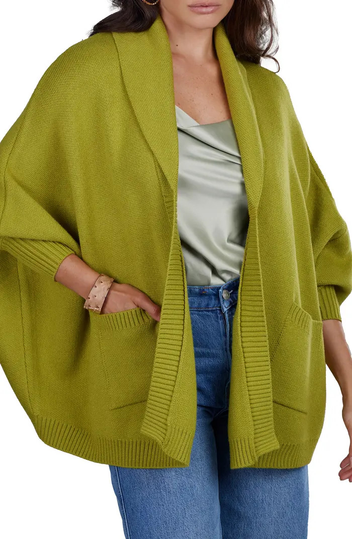 Oversize Ribbed Knit Cardigan | Nordstrom Rack