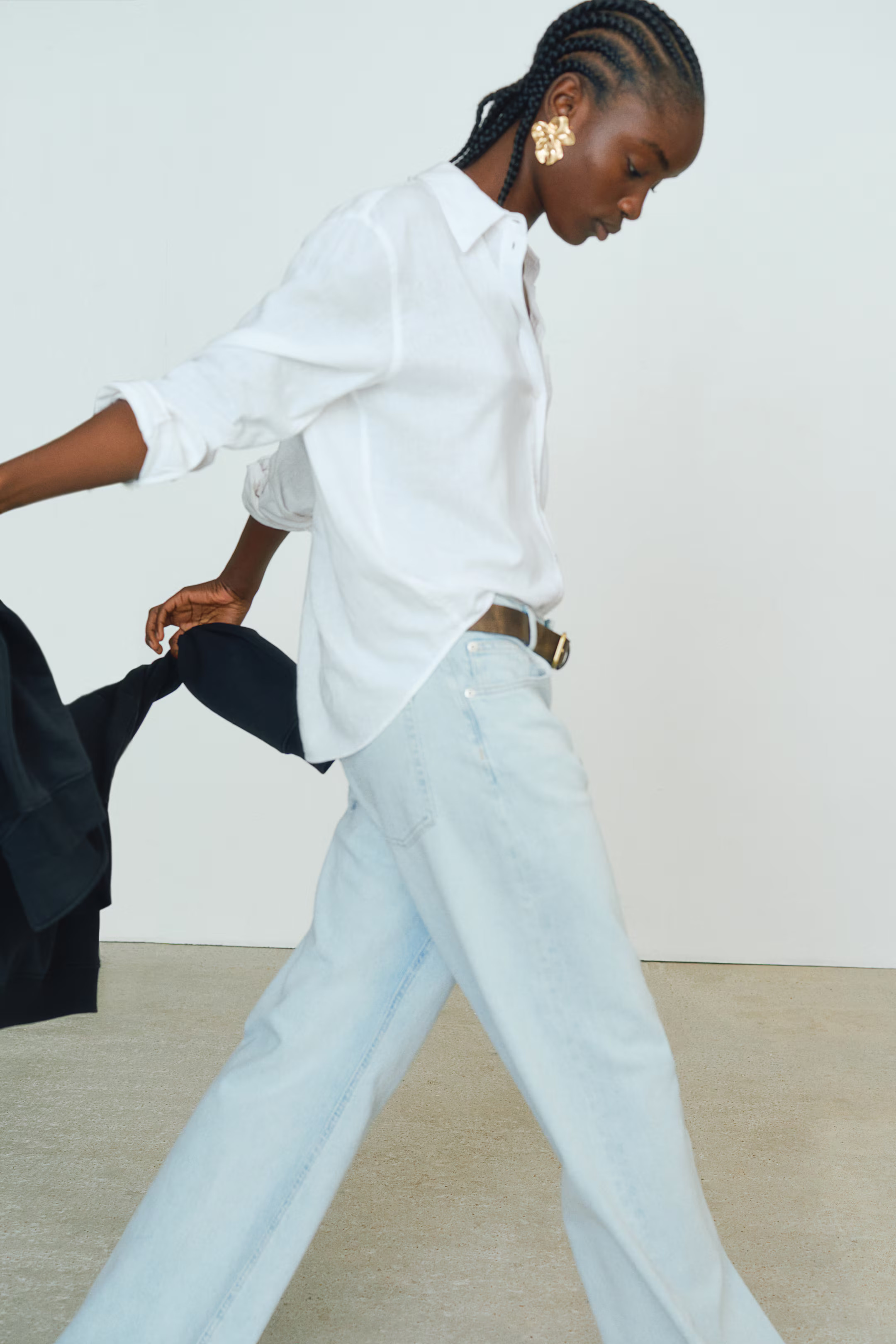 Harper High Rise Wide Leg Jeans - Light denim blue - Ladies | H&M US | H&M (US + CA)