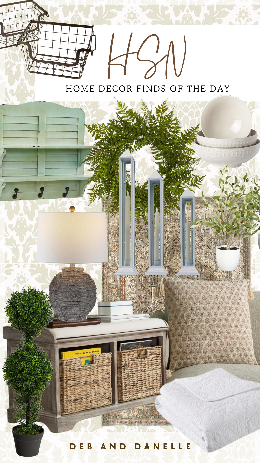 I ran across a beautiful little topiary on sale from @HSN for under $45 and decided to do a quick round up of their best home decor items. These were my favorite finds that fit our neutral style.  

 #LTKSeasonal #LTKHome #LTKSaleAlert