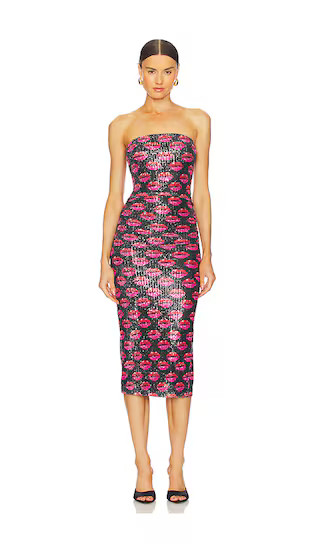 Kiss Kiss Tube Dress in Hot Lips | Revolve Clothing (Global)