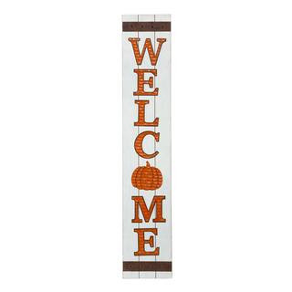 Glitzhome® 42" Fall Wooden Welcome Porch Sign | Michaels Stores