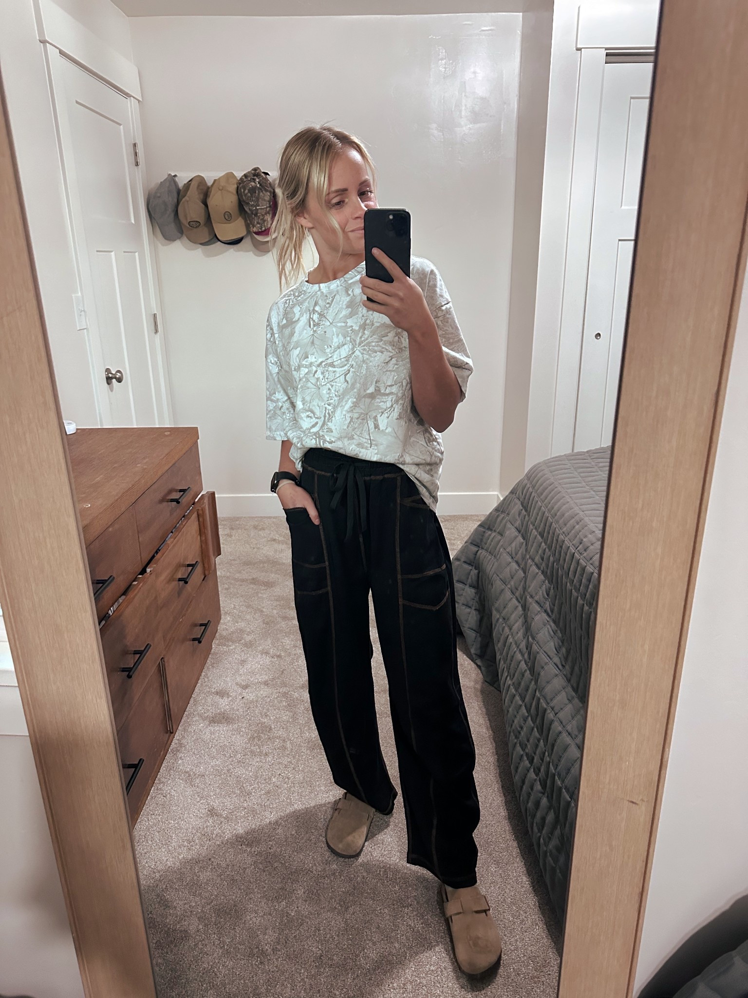 Cute and comfy outfit inspo! Could dress up or dress casual. I wear these free people dupe pants all the time!

#LTKgrwm #LTKootd #LTKPetite
