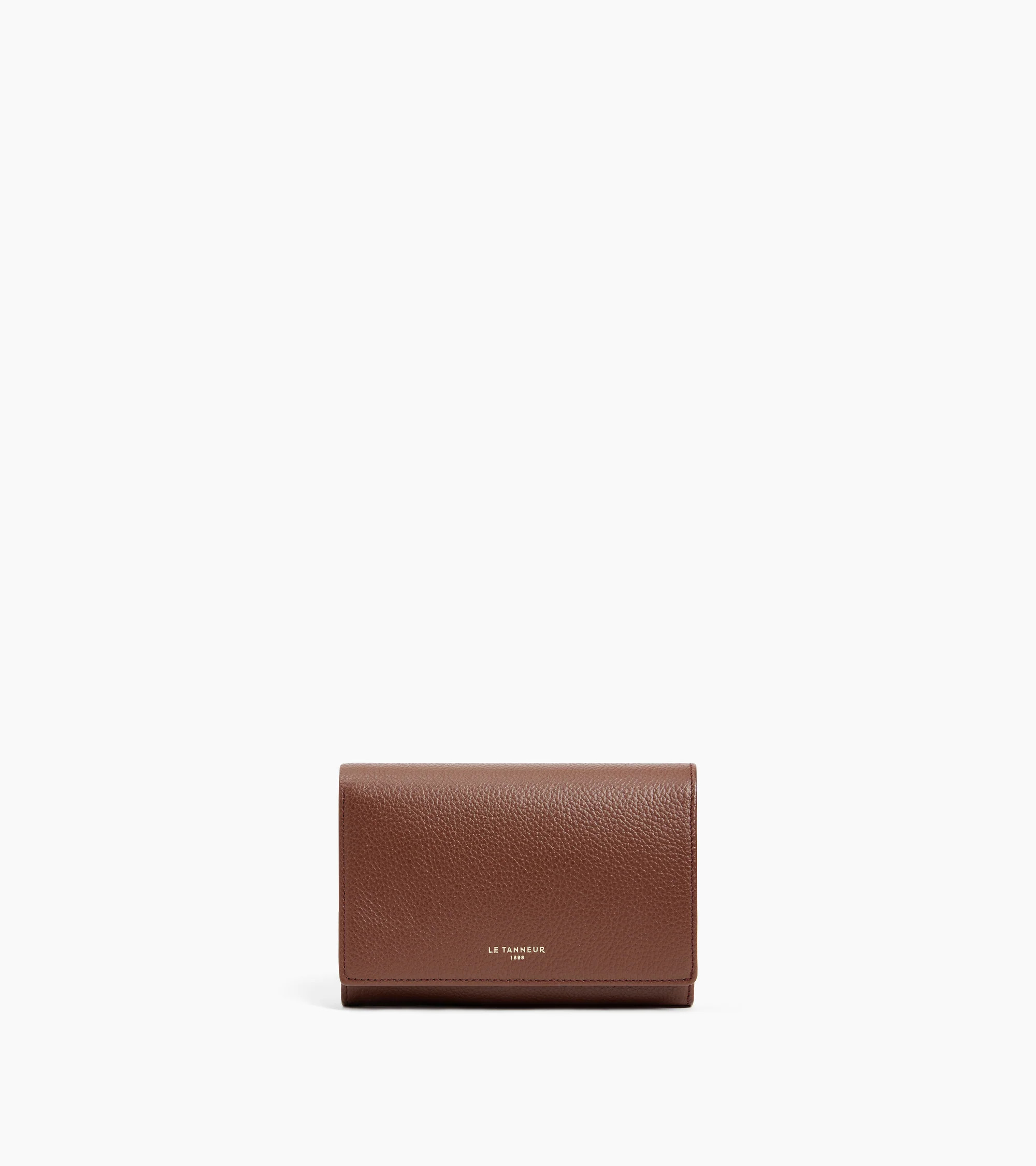 Emilie wallet in grained leather | Le Tanneur