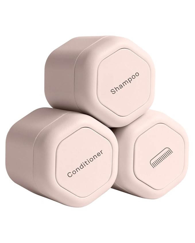Cadence Travel Containers - Haircare Set - Magnetic Travel Capsules - For Shampoo, Conditioner, H... | Amazon (US)