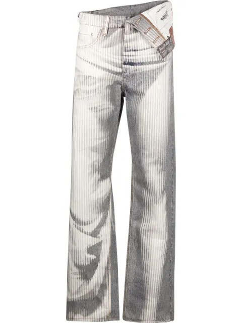 Y/Project trompe-l'œil straight-leg Jeans - Farfetch | Farfetch Global