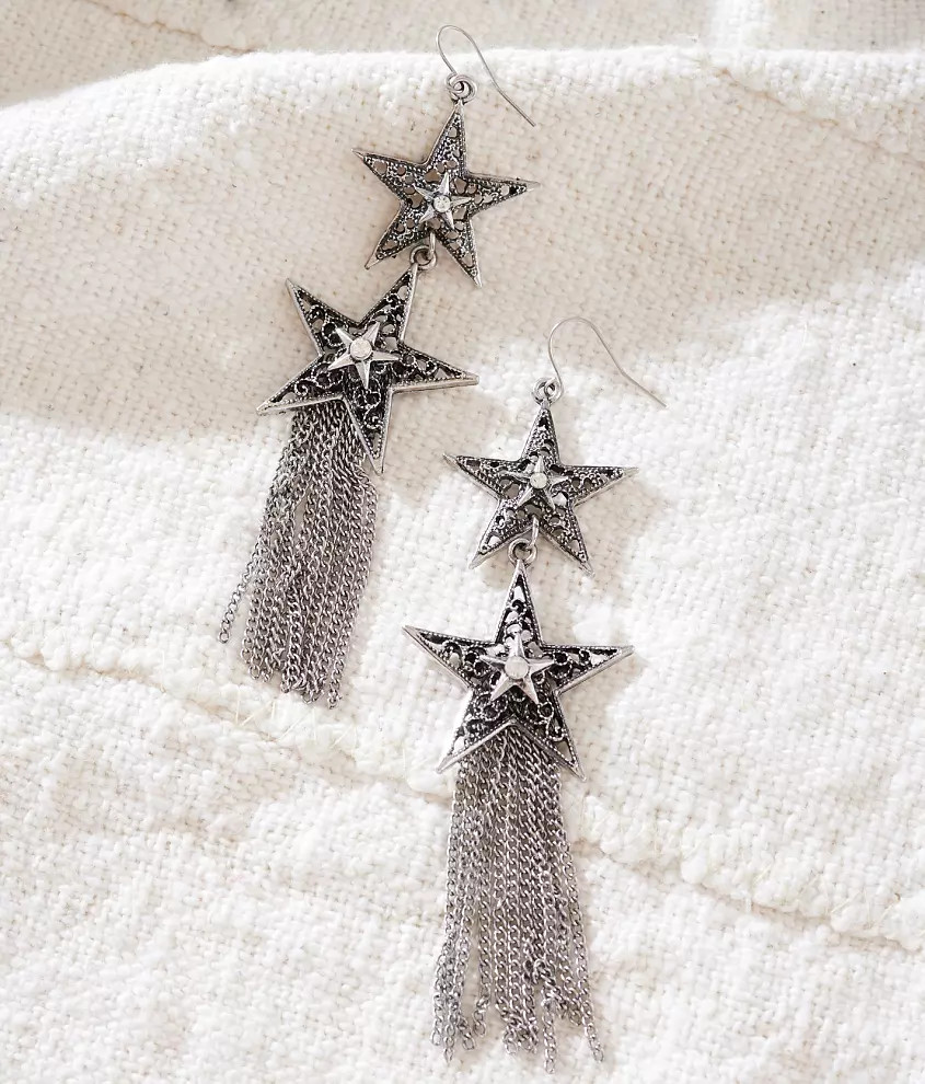 Double Star Drop Earring | Buckle