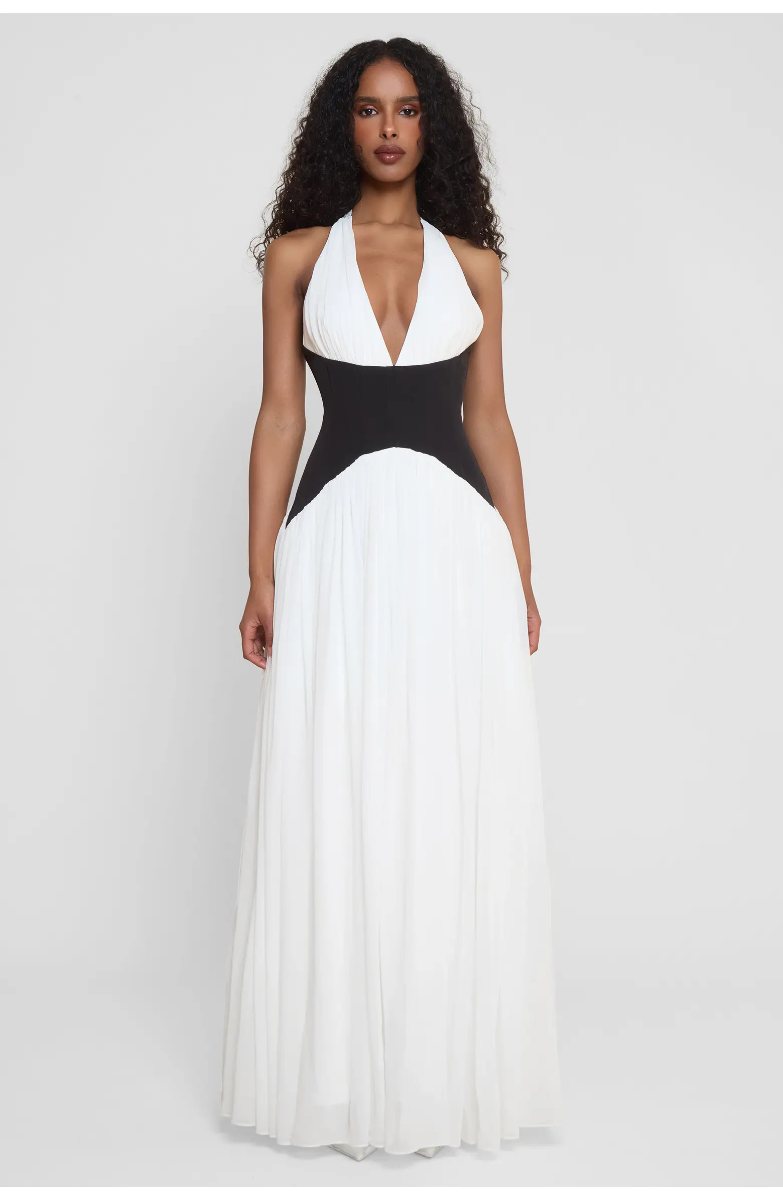 Harlowe Contrast Corset Maxi Dress | Nordstrom