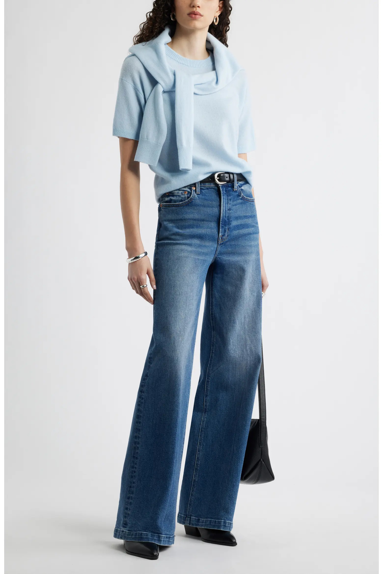 Nordstrom Short Sleeve Cashmere Sweater (Women) | Nordstrom | Nordstrom