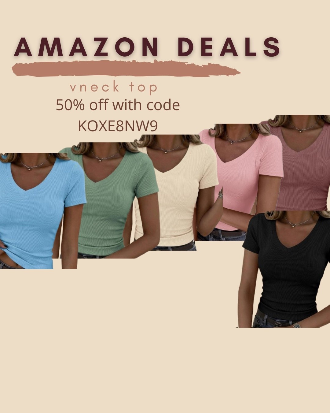$9 ends 6/16

Amazon fashion
Amazon deals
Vneck top
Basic top

#LTKSaleAlert