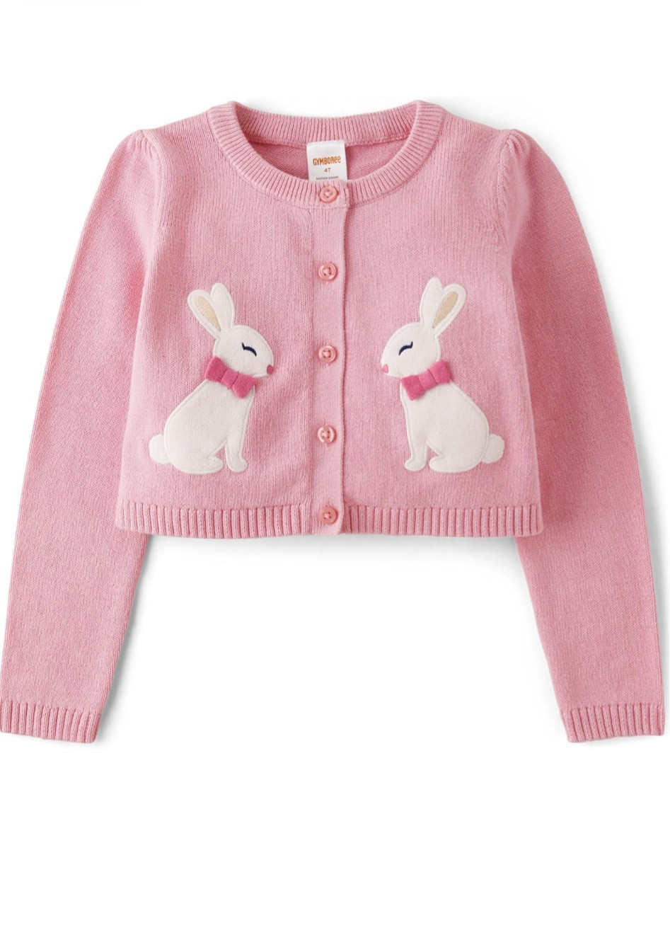 Pink Easter sweater for girls 