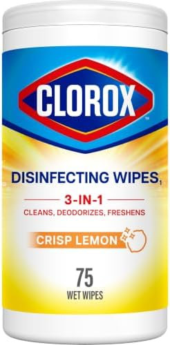 Clorox Disinfecting Wipes Back to School, Bleach Free, Crisp Lemon, 75 Count (Package May Vary) | Amazon (US)