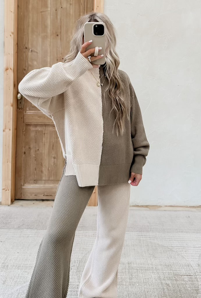 Wyoming Winter Colorblock Knit Set | CK Squared Boutique