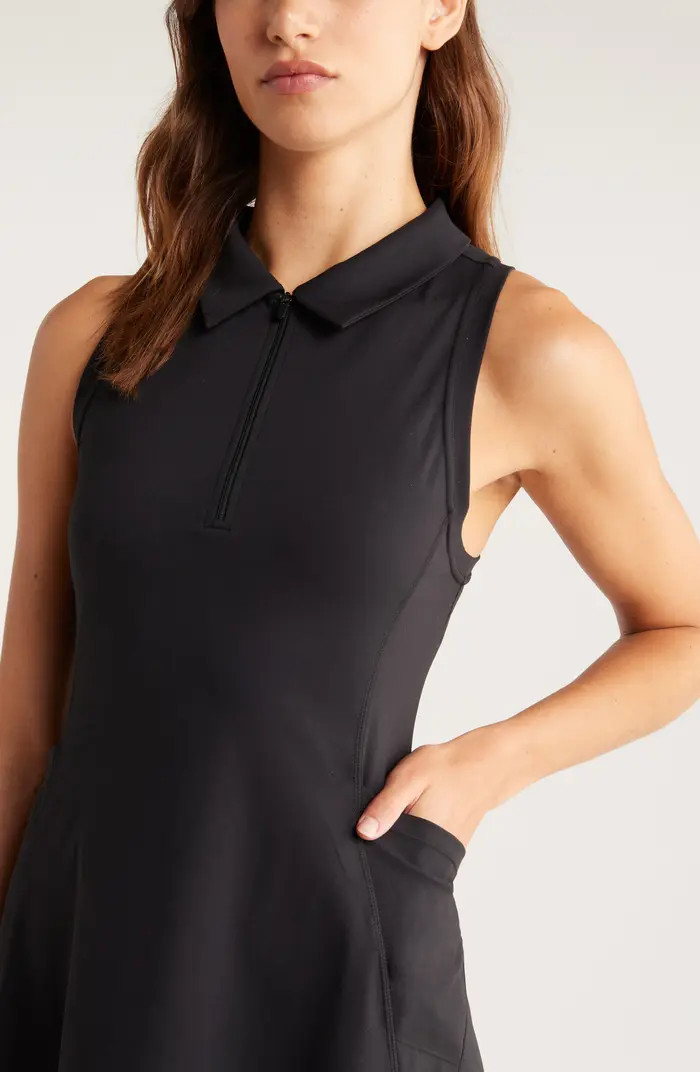 Zella Sport Sleeveless Polo Dress | Nordstrom | Nordstrom