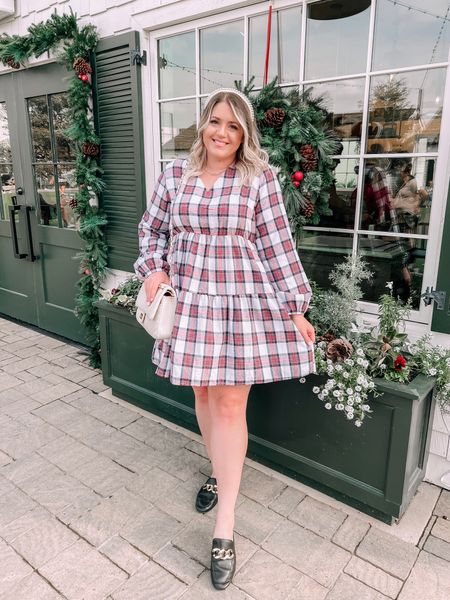 Plaid dress, Christmas dress, holiday dress, holiday style, Christmas outfit, Christmas Eve outfit

#LTKunder50 #LTKHoliday #LTKSeasonal