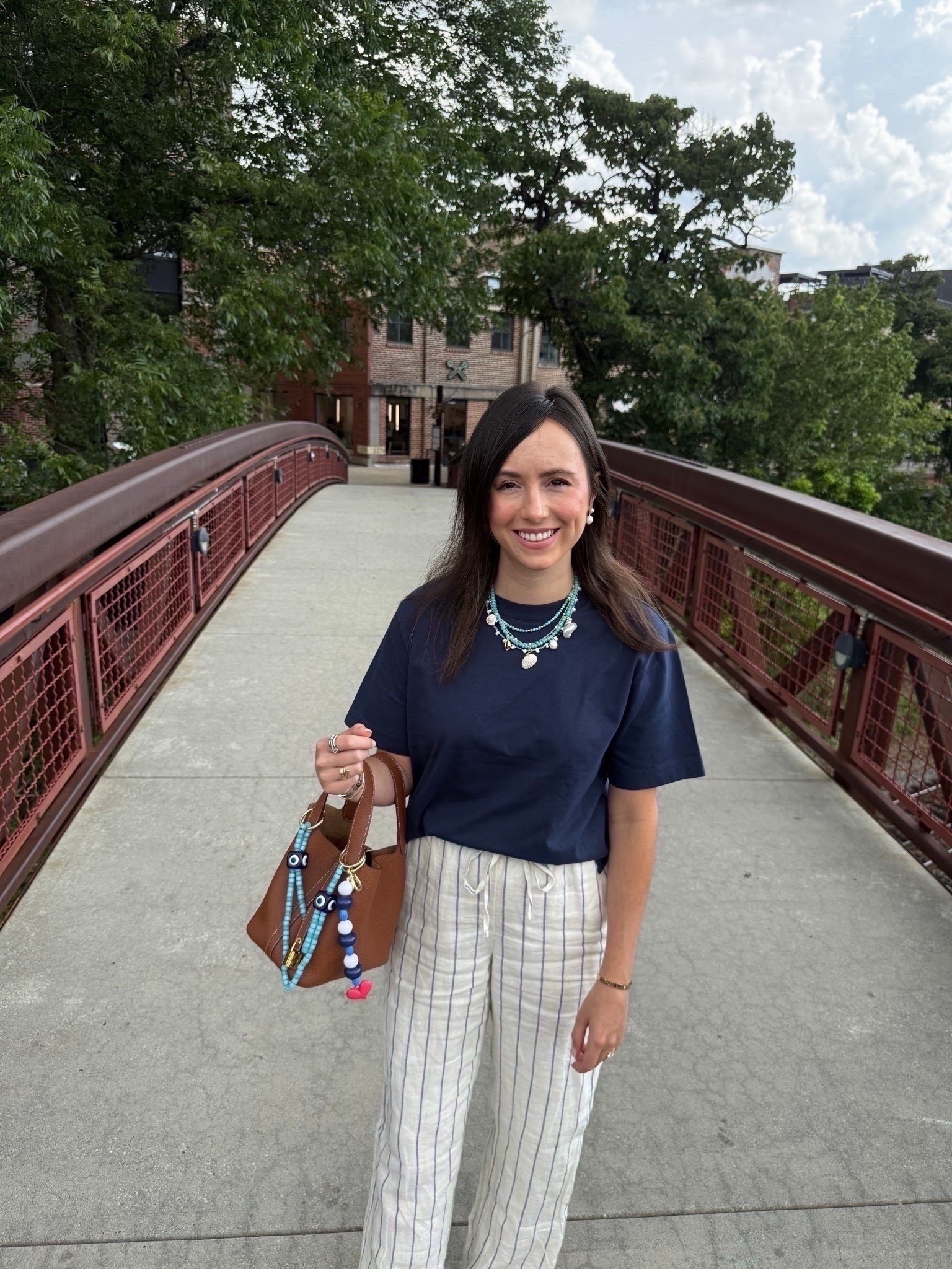 J crew navy boxy tee (small) with the best ever stripe linen pants (xs) and Baublebar accessories 



#LTKFindsUnder100 #LTKootd #LTKSeasonal
