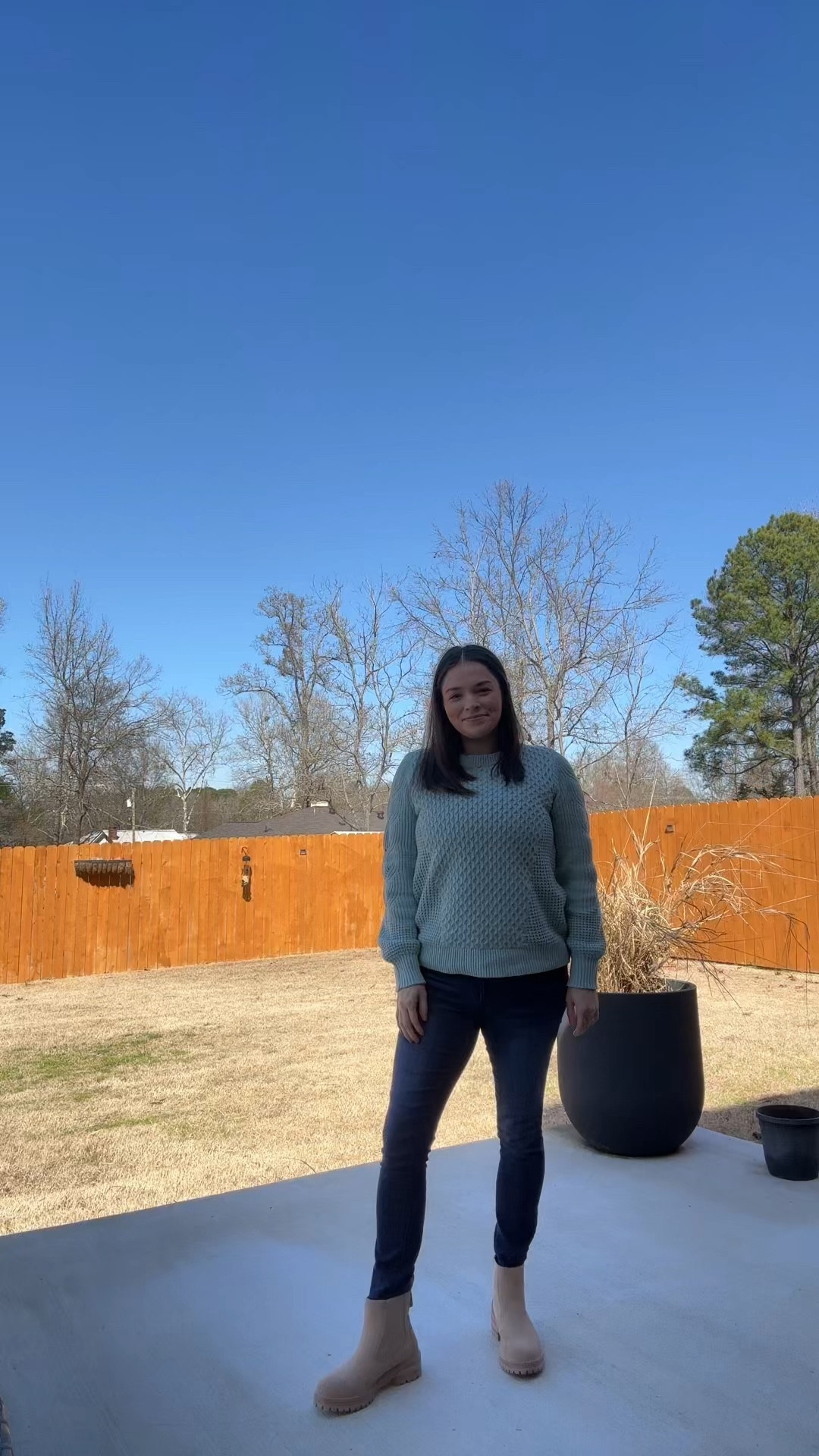 Ready for spring with this color #springvibes #sweater #jeans #lugboots 

#LTKSeasonal #LTKSpringSale #LTKshoecrush