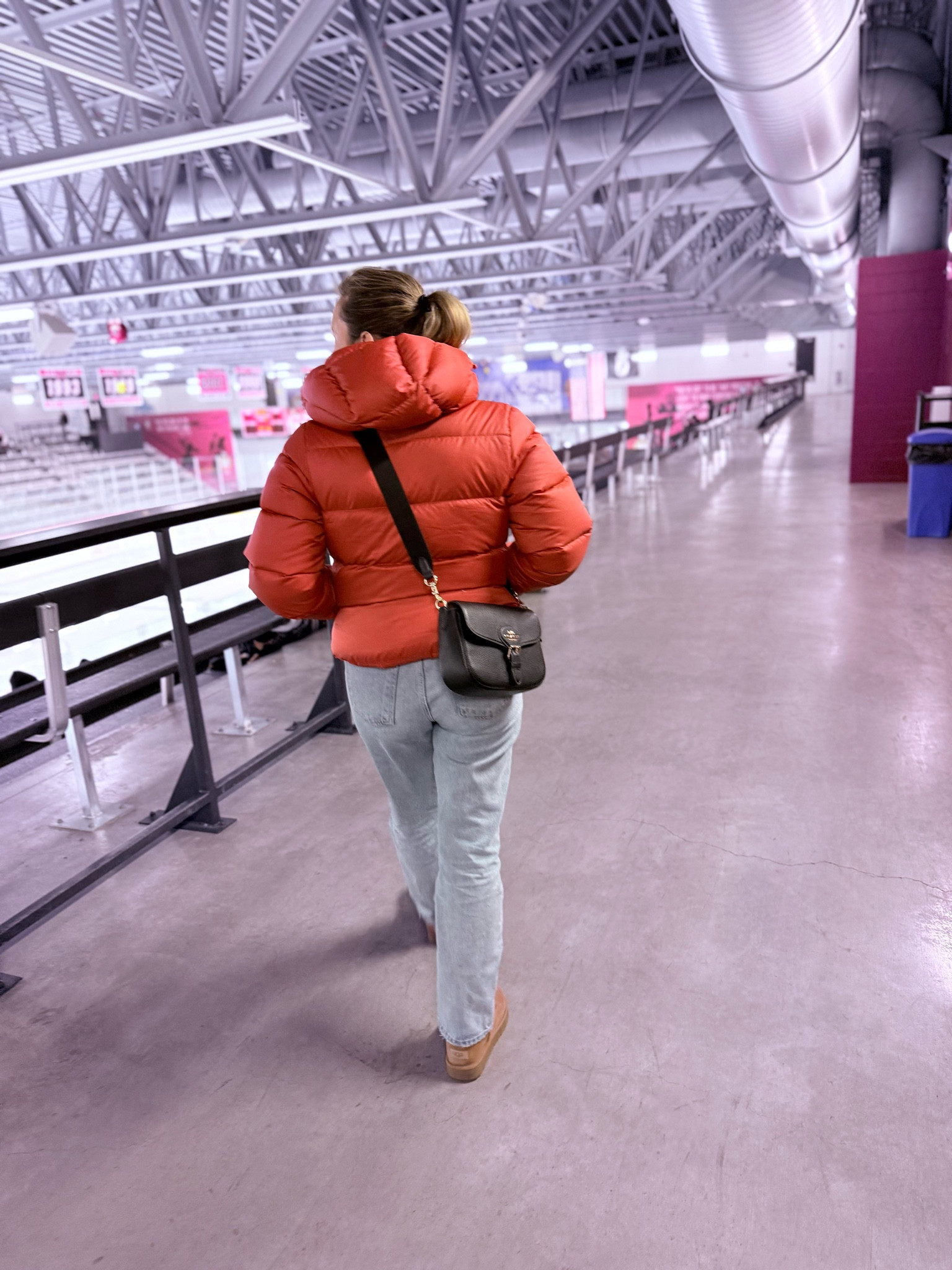 Simple winter style. Puffer jacket with classic purse. 

#LTKStyleTip #LTKOver40