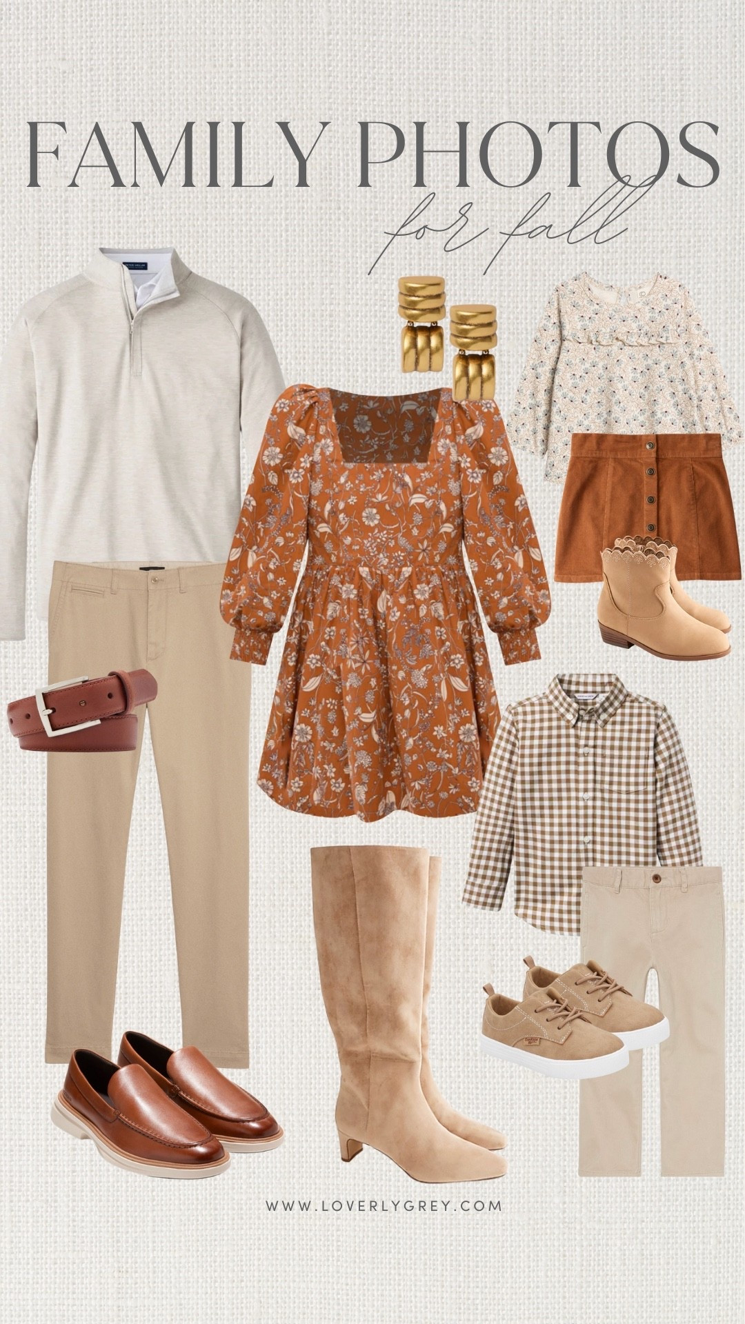 Warm and cozy — these family photo outfit ideas in burnt orange and soft neutrals capture the perfect fall palette for timeless, coordinated photos!

#FamilyStyle #FallFamilyPhotos #BurntOrange #NeutralOutfits #CozyStyle #ClassicStyle #EffortlessStyle #EverydayChic #LTKStyle #FallOutfitInspo #TimelessStyle



#LTKFamily #LTKKids #LTKMens