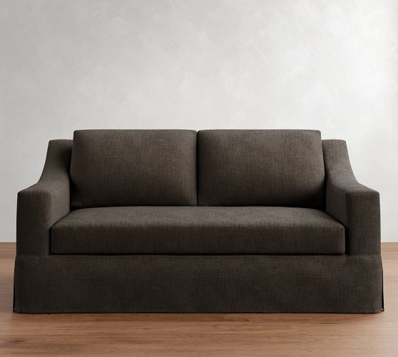 York Slope Arm Slipcovered Sofa (60"-108") | Pottery Barn (US)