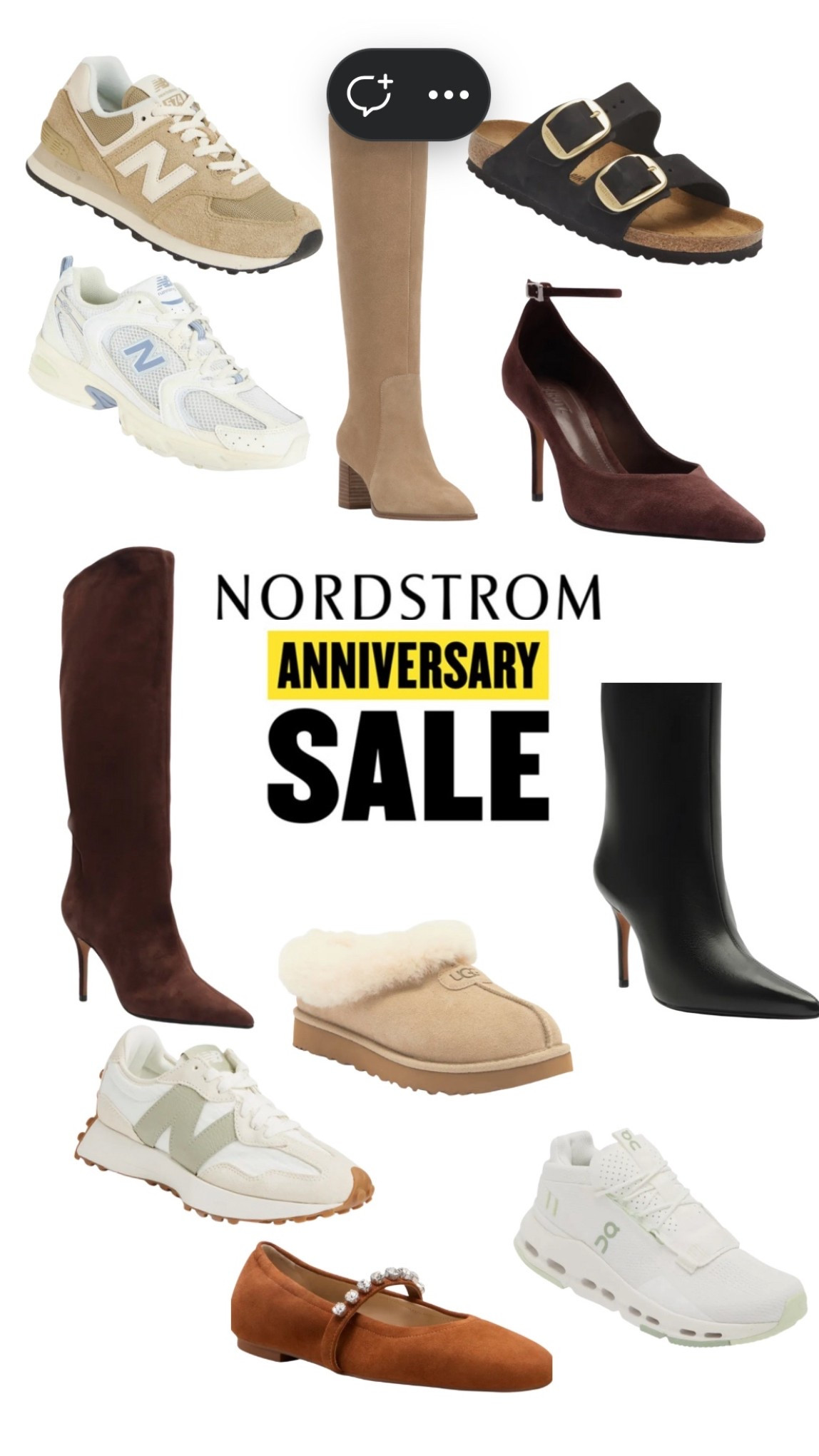 Nordstrom anniversary sale — Top picks!✨ 

#nordstromsale #nsale #nordstromanniversarysale #anniversarysale #boots #fallboots #winterboots #flats #trending #bestsellers #ugg #cozyugg #uggseason #newbalance #sneakers #booties #kneehighboots #heels #sandals #momstyle #trendingsale #nordstromtoppicks #topsellers 

#LTKShoeCrush #LTKFindsUnder100 #LTKSaleAlert