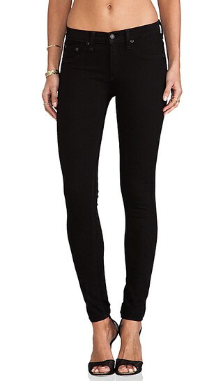 rag & bone/JEAN The Legging in Blackout | Revolve Clothing