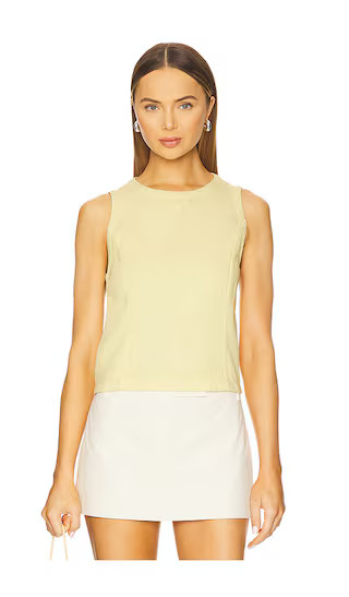 Ultra Featherweight Myla Top in Pastel Yellow | Revolve Clothing (Global)