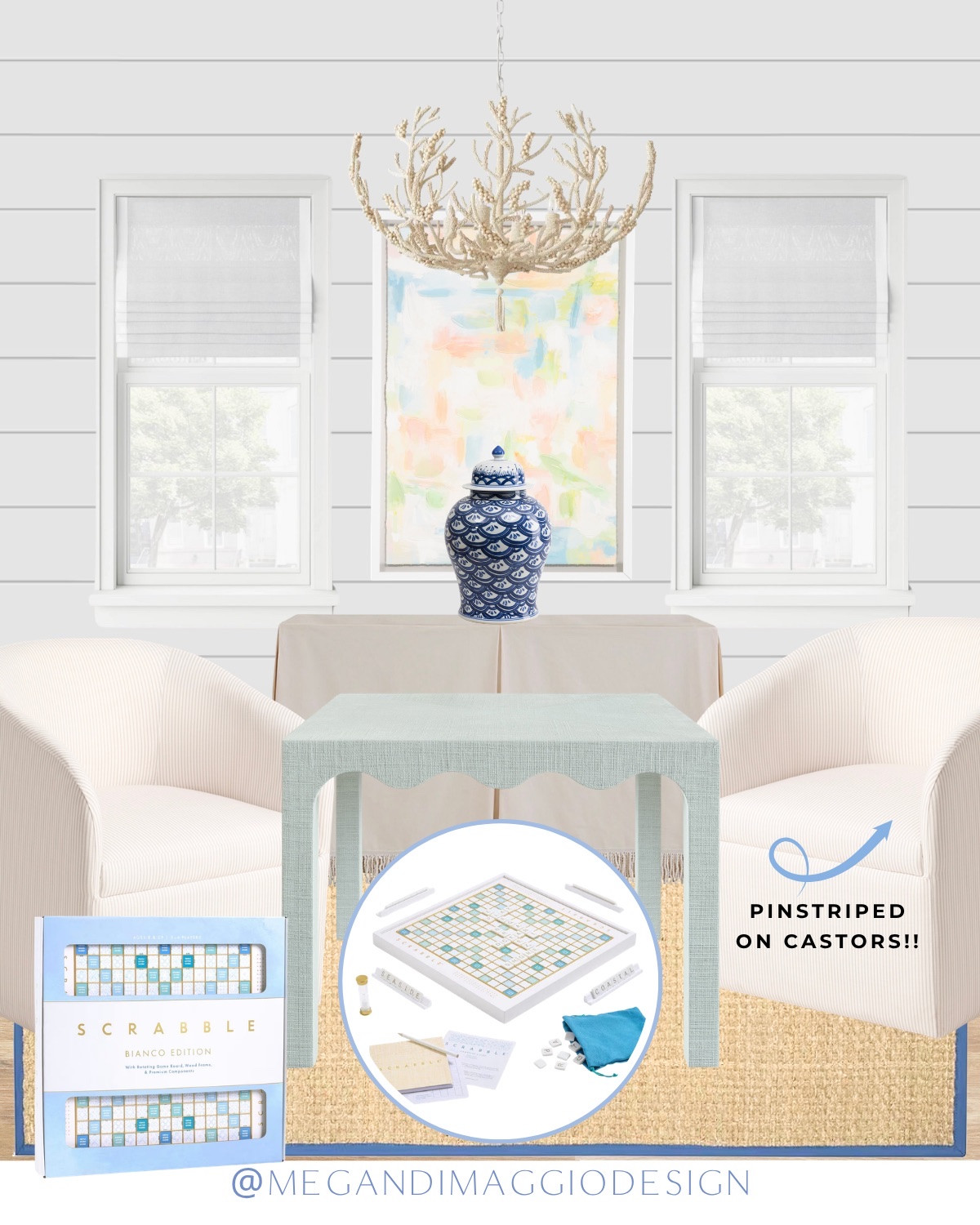 This new scalloped grasscloth game/mahjong table is stunning!! Definitely an investment piece, but considering it’s custom & on sale (w/free shipping!), it’s one I would totally buy if I had the place for it!! 😍

#LTKHome #LTKSaleAlert