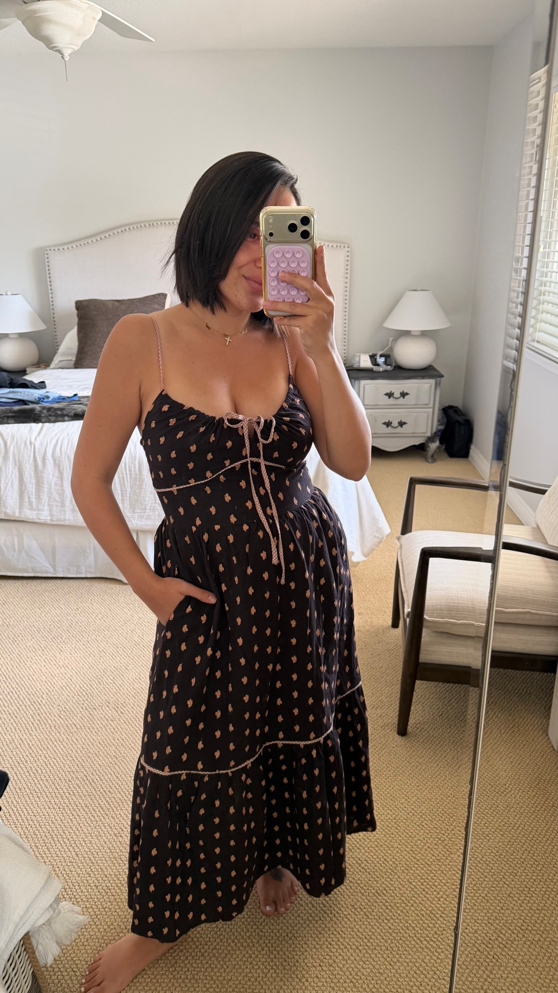 This target spring dress is so cute! I got a small, could do a medium for a looser fit  

#target #targetpartner @target 

#LTKootd #LTKPetite
