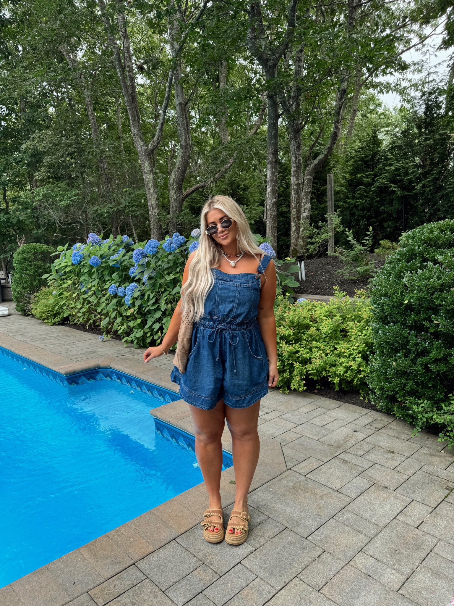 A few sizes left in these overalls!!! My favorite style🤍 I am in a large  #freepeople #summerstyle 

#LTKStyleTip #LTKMidsize #LTKSeasonal