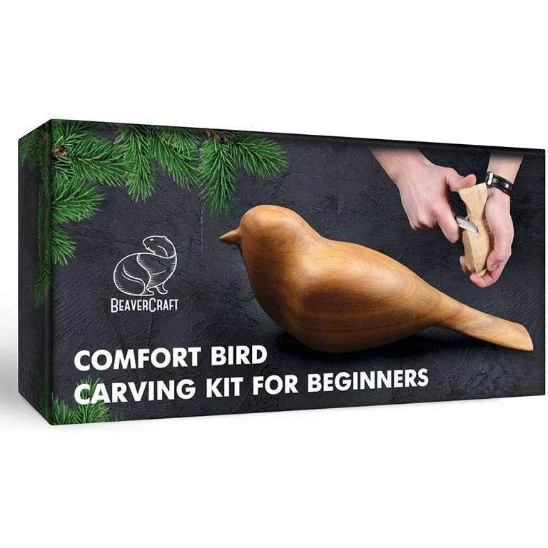 BeaverCraft, Wood Carving Kit Comfort Bird Diy, Complete Starter Whittling Knife Kit For Beginner... | Walmart (US)