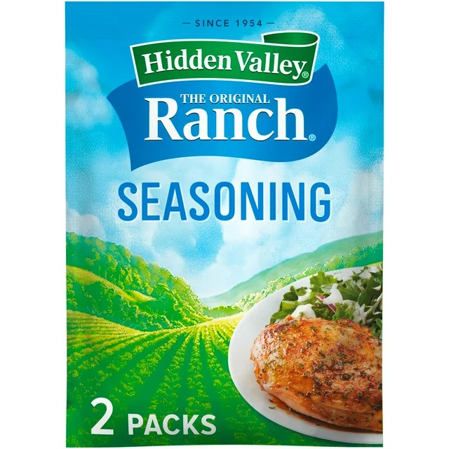 Hidden Valley Gluten Free Original Ranch Salad Dressing and Seasoning Mix, 1 oz, 2 Pack | Walmart (US)